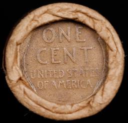 Lincoln Wheat Cent 1c Mixed Roll Orig Brandt McDonalds Wrapper, 1917-s end, Wheat other end