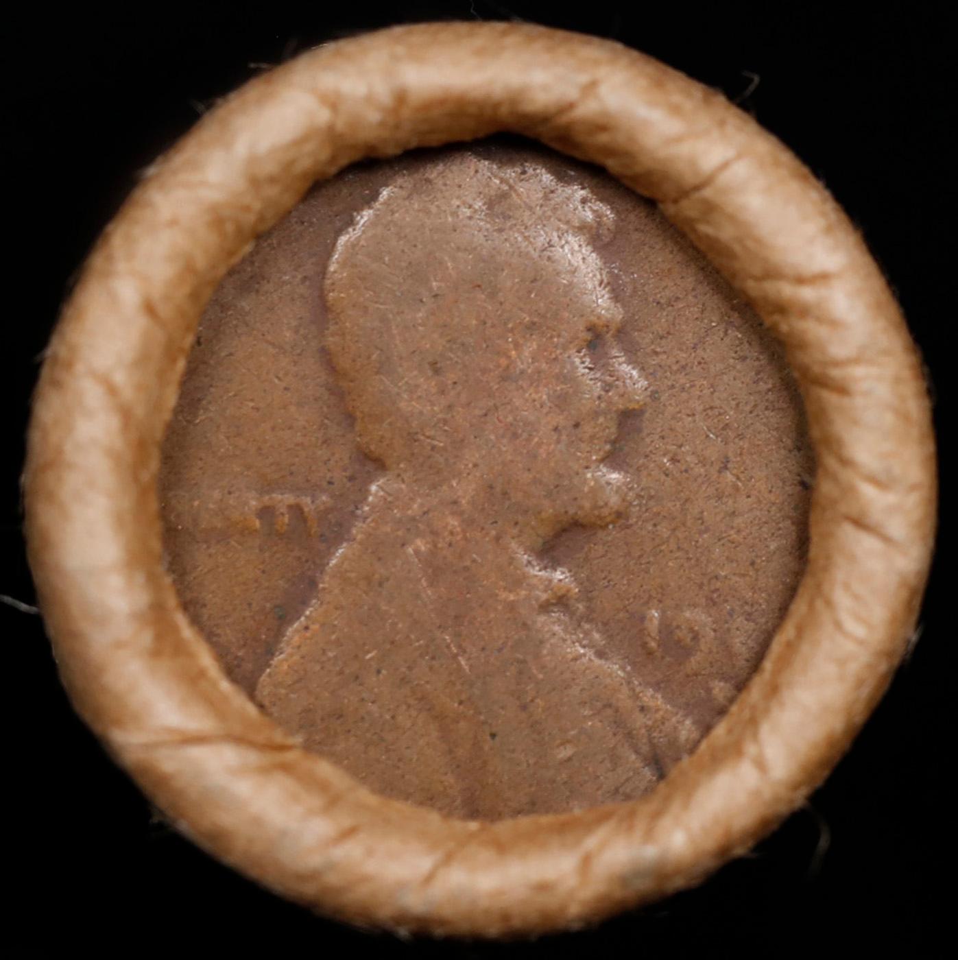 Lincoln Wheat Cent 1c Mixed Roll Orig Brandt McDonalds Wrapper, 1917-d end, Wheat other end