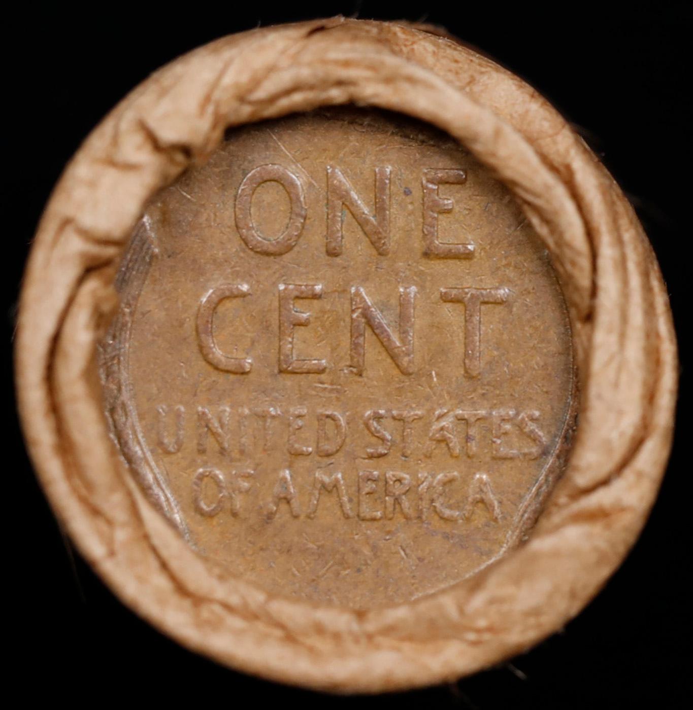 Lincoln Wheat Cent 1c Mixed Roll Orig Brandt McDonalds Wrapper, 1917-d end, Wheat other end