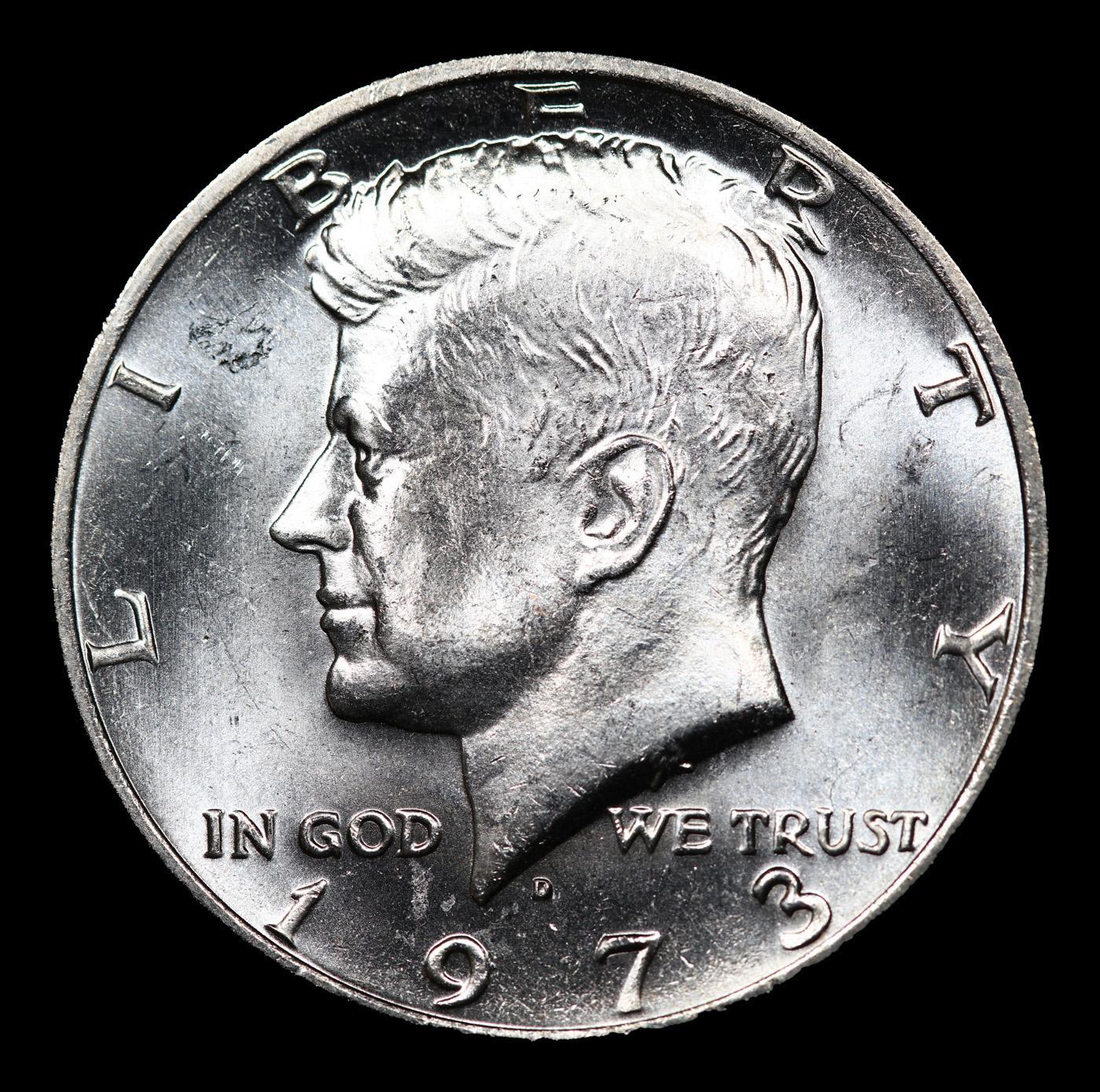 1973-d Kennedy Half Dollar 50c Grades GEM++ Unc