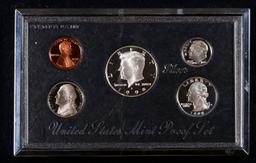 1998 United States Mint Proof Set 5 coins No Outer Box