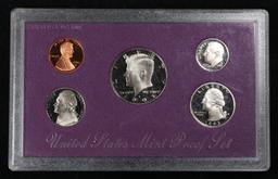 1993 United States Mint Proof Set 5 coins - No Outer Box