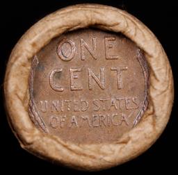 Lincoln Wheat Cent 1c Mixed Roll Orig Brandt McDonalds Wrapper, 1916-d end, Wheat other end