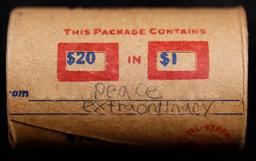 *EXCLUSIVE* Hand Marked " Peace Extraordinary," x20 coin Covered End Roll! - Huge Vault Hoard  (FC)