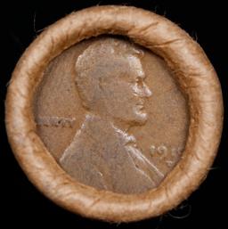 Lincoln Wheat Cent 1c Mixed Roll Orig Brandt McDonalds Wrapper, 1919-d end, Wheat other end