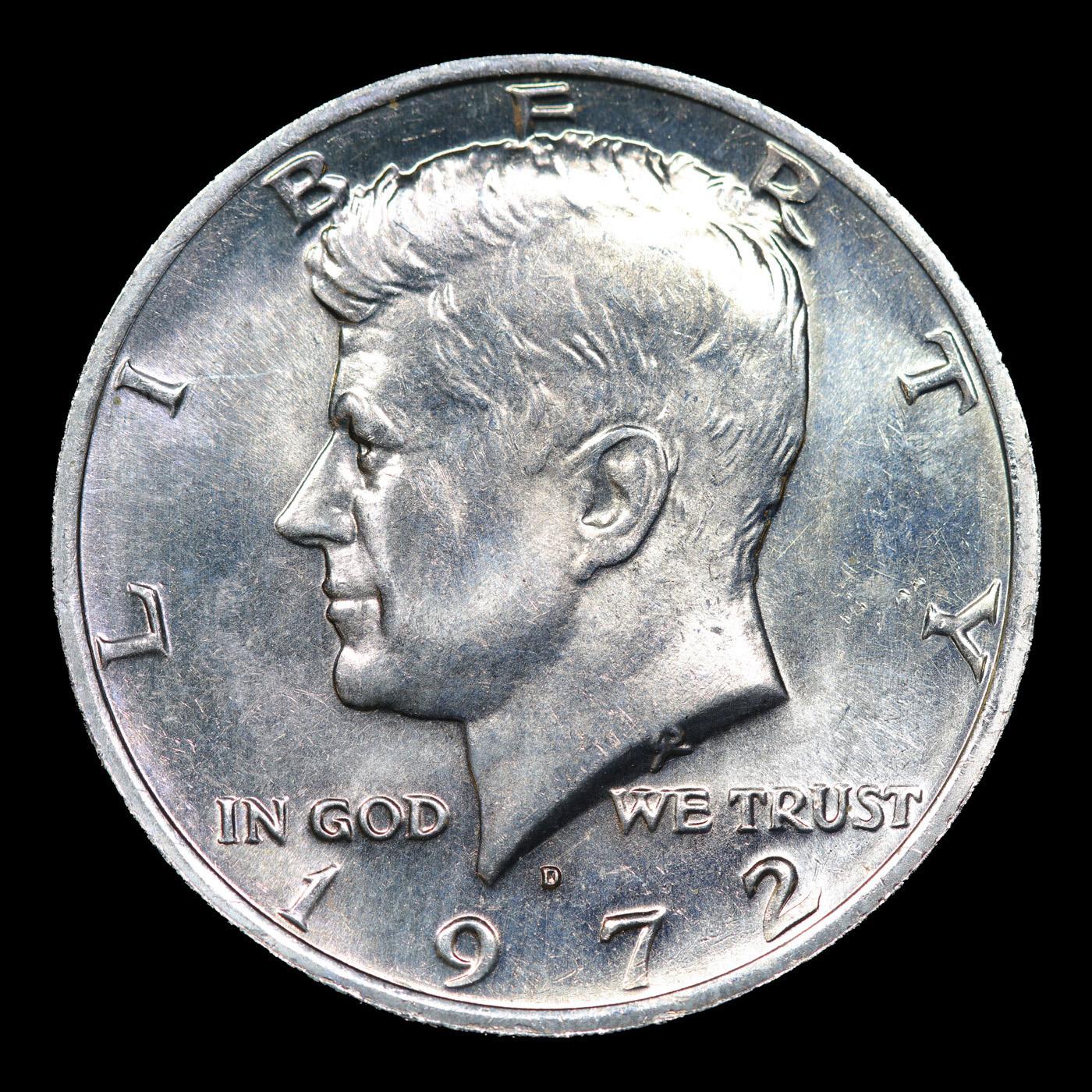 ***Auction Highlight*** 1972-d Kennedy Half Dollar TOP POP! 50c Graded ms67+ BY SEGS (fc)