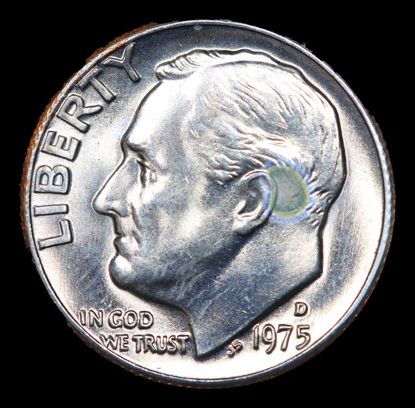 1975-d Roosevelt Dime 10c Grades GEM+ FT