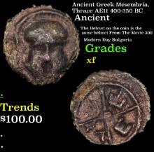 Ancient Greek Mesembria, Thrace AE11 400-350 BC Grades XF