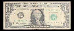 1963 $1 Green Seal Federal Reserve Note Grades f, fine