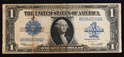 1923 $1 large size Blue Seal Silver Certificate Grades vf+ Signatures Speelman/White