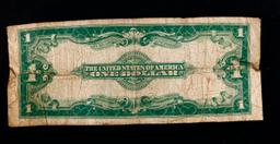 1923 $1 large size Blue Seal Silver Certificate Grades vf+ Signatures Speelman/White