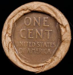 Lincoln Wheat Cent 1c Mixed Roll Orig Brandt McDonalds Wrapper, 1918-s end, Wheat other end