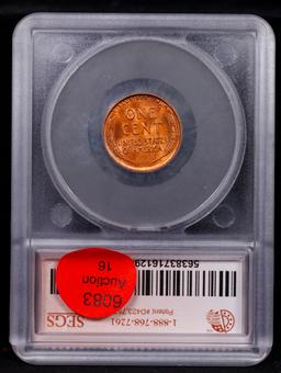 1910-p Lincoln Cent 1c Graded ms65+ rd By SEGS