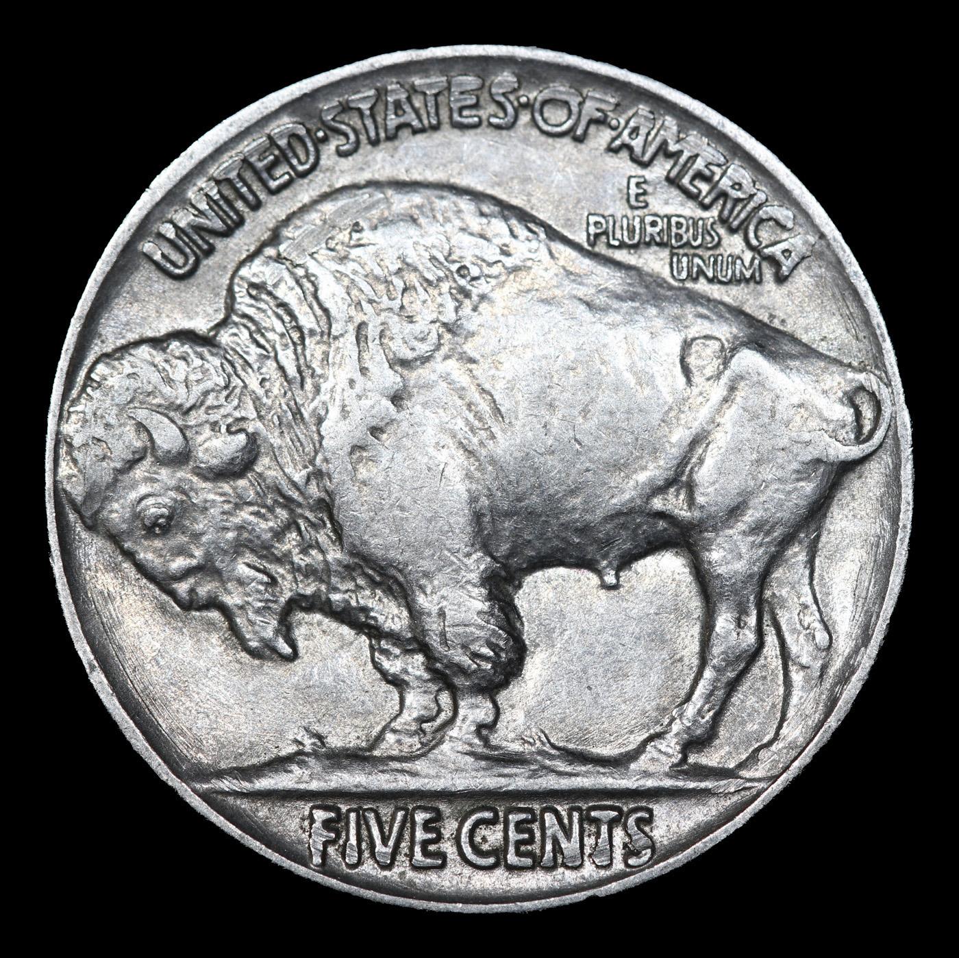 1937-p Buffalo Nickel 5c Grades Select+ Unc