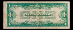 1928 "Funnyback" $1 Blue Seal Silver Certificate Grades vf+