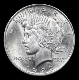 1923-p Peace Dollar 1 Grades GEM+ Unc