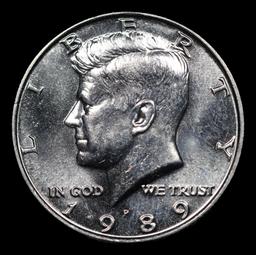 1989-p Kennedy Half Dollar 50c Grades GEM+ UNC PL