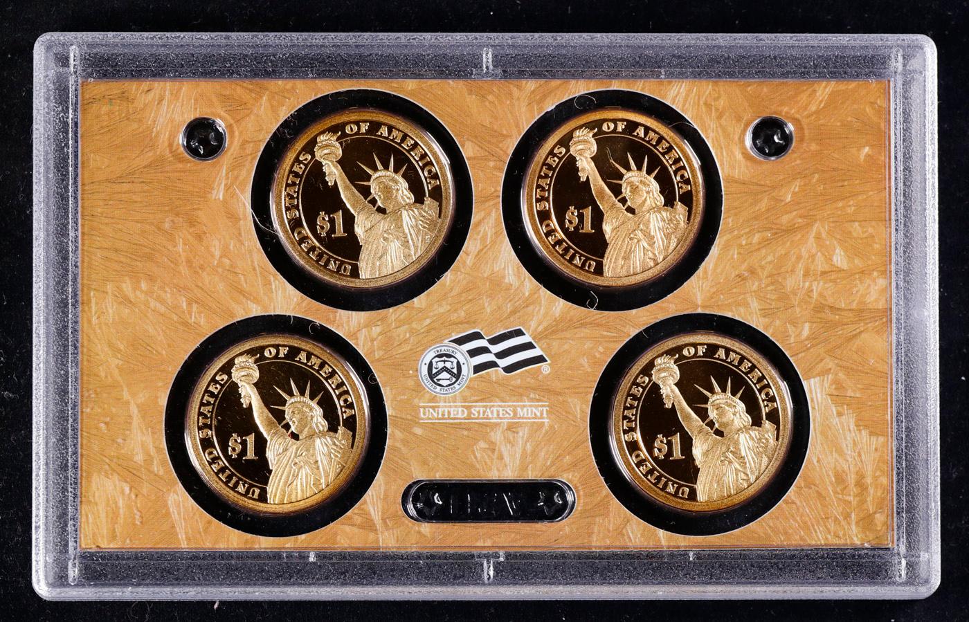 2009 PRESIDENTIAL Dollar Proof Set No Outer Box