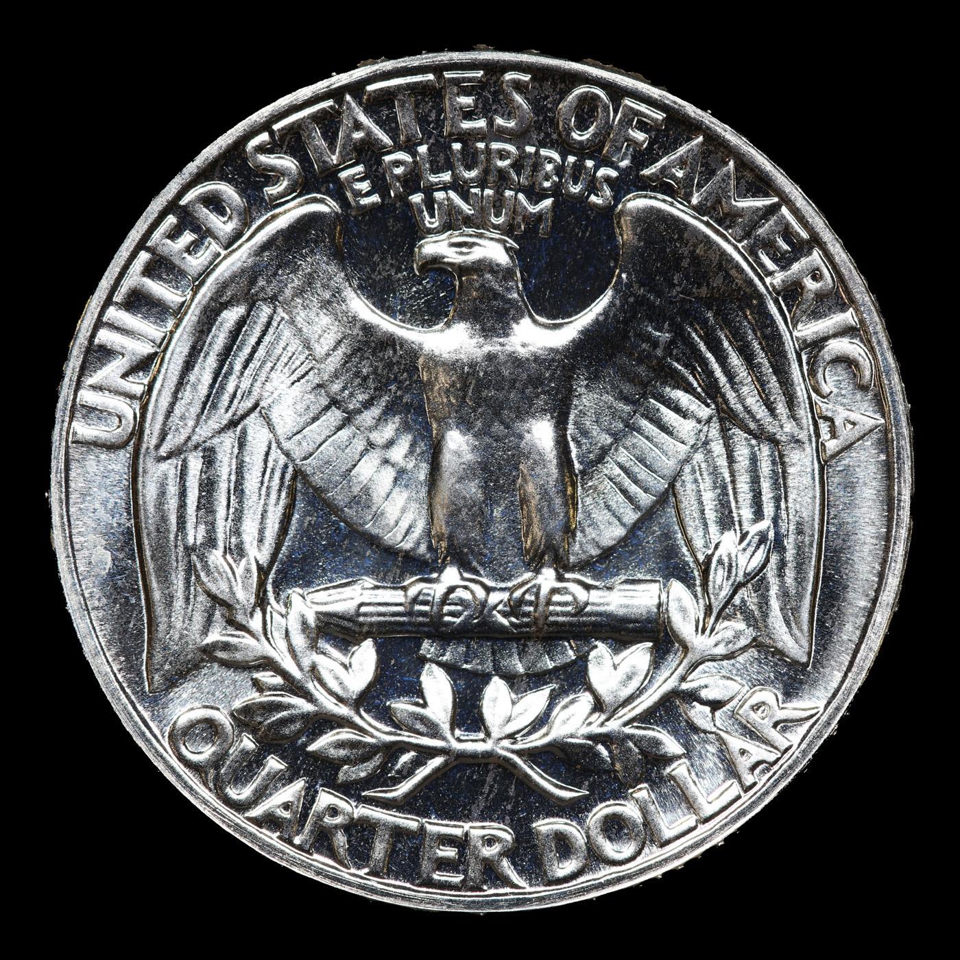 Proof 1962 Washington Quarter 25c Grades GEM++ Proof