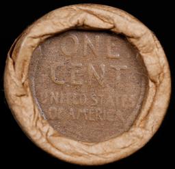 Lincoln Wheat Cent 1c Mixed Roll Orig Brandt McDonalds Wrapper, 1919-d end, Wheat other end