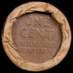 Lincoln Wheat Cent 1c Mixed Roll Orig Brandt McDonalds Wrapper, 1916-d end, Wheat other end