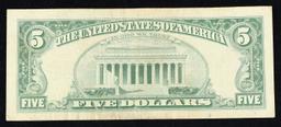 1963 $5 Red Seal United States Note Grades vf++