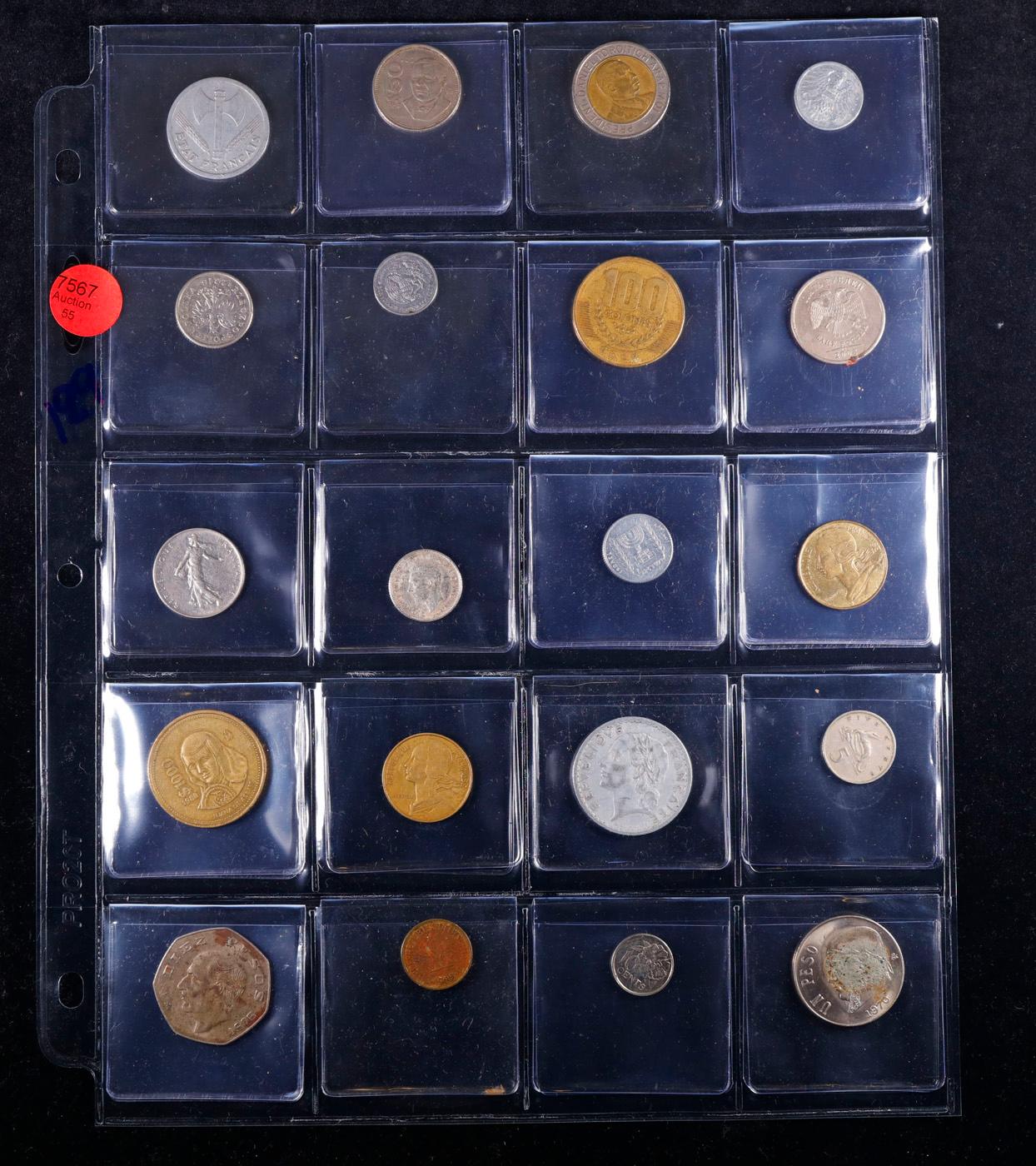 20 Great Coins of the World, hand selected, many trend high, every lot guaranteed to contain Silver.