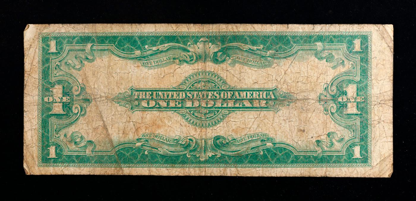 1923 $1 large size Blue Seal Silver Certificate Grades vf, very fine Signatures Speelman/White