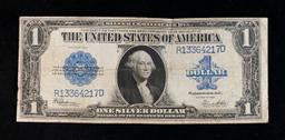 1923 $1 large size Blue Seal Silver Certificate Grades vf++ Signatures Speelman/White