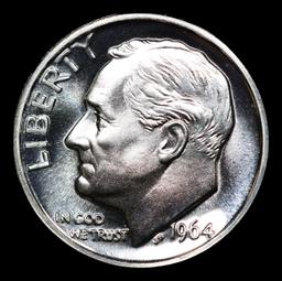 Proof ***Auction Highlight*** 1964 Roosevelt Dime TOP POP! 10c Graded pr70 dcam BY SEGS (fc)