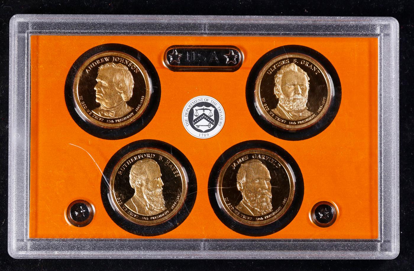 2011 PRESIDENTIAL Dollar Proof Set DEEP CAMEO Mint Coins No Outer Box
