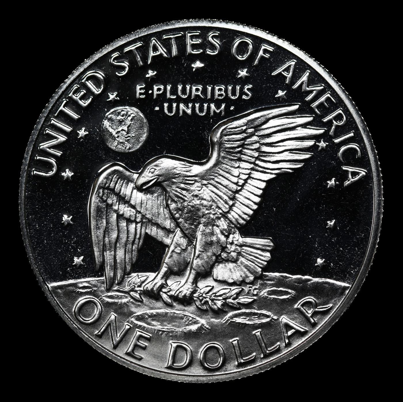 Proof 1973-s silver Eisenhower Dollar 1 Graded pr69+ dcam BY SEGS