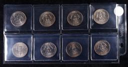 GReat Page of 8 Kennedy Half Dollars