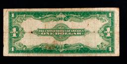 1923 $1 large size Blue Seal Silver Certificate Grades vf+ Signatures Woods/White