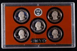 2011 United States America The Beautiful Quarters Proof Set 5 Coins No Outer Box