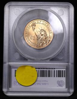 ***Auction Highlight*** 2009-d John Tyler Position B Presidential Dollar TOP POP! 1 Graded ms67 By S