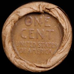 Lincoln Wheat Cent 1c Mixed Roll Orig Brandt McDonalds Wrapper, 1919-s end, Wheat other end