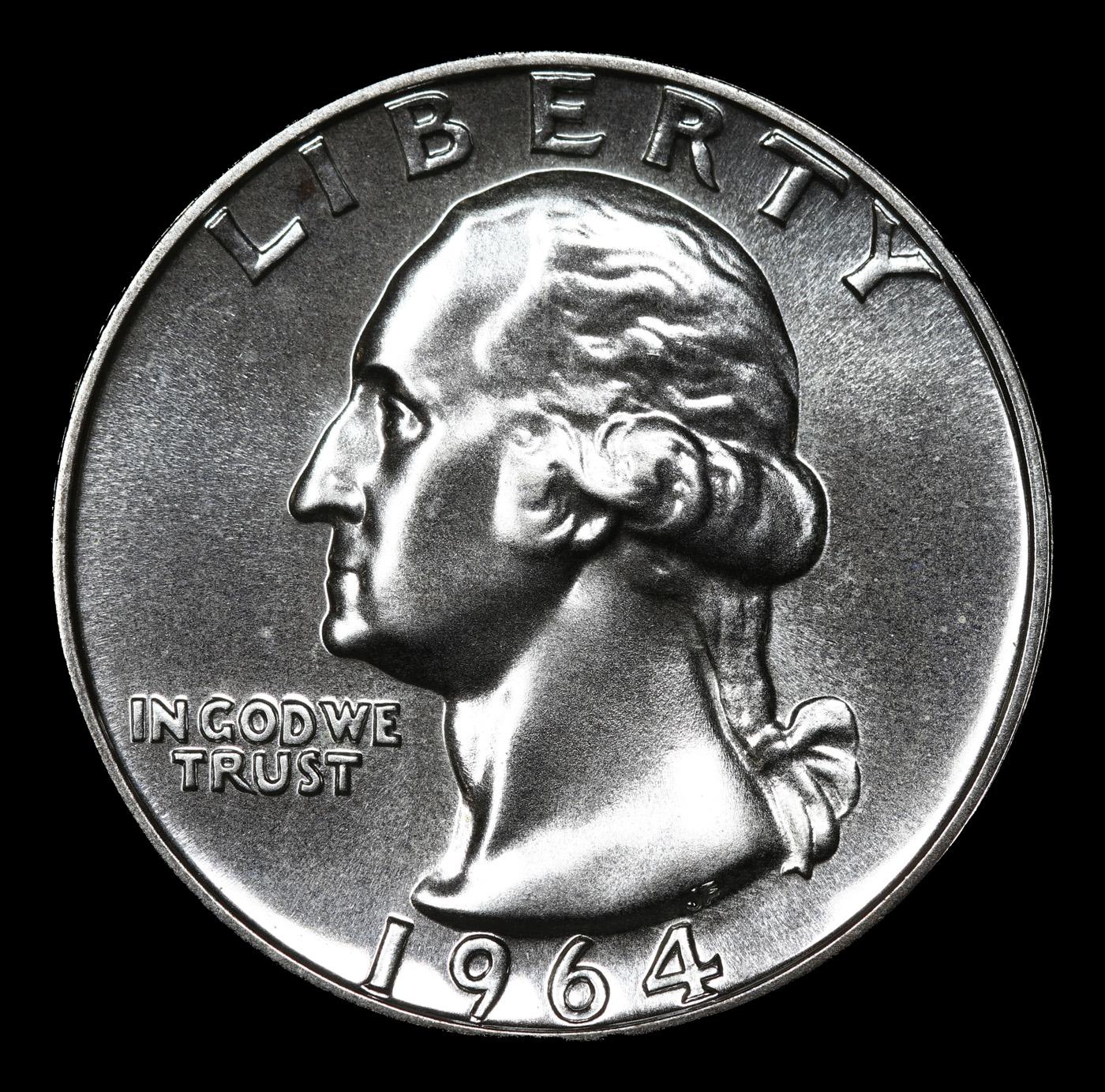 Proof ***Auction Highlight*** 1964 Washington Quarter TOP POP! 25c Graded pr70 BY SEGS (fc)