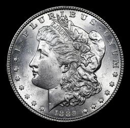 ***Auction Highlight*** 1889-p Morgan Dollar $1 Graded ms65+ By SEGS (fc)