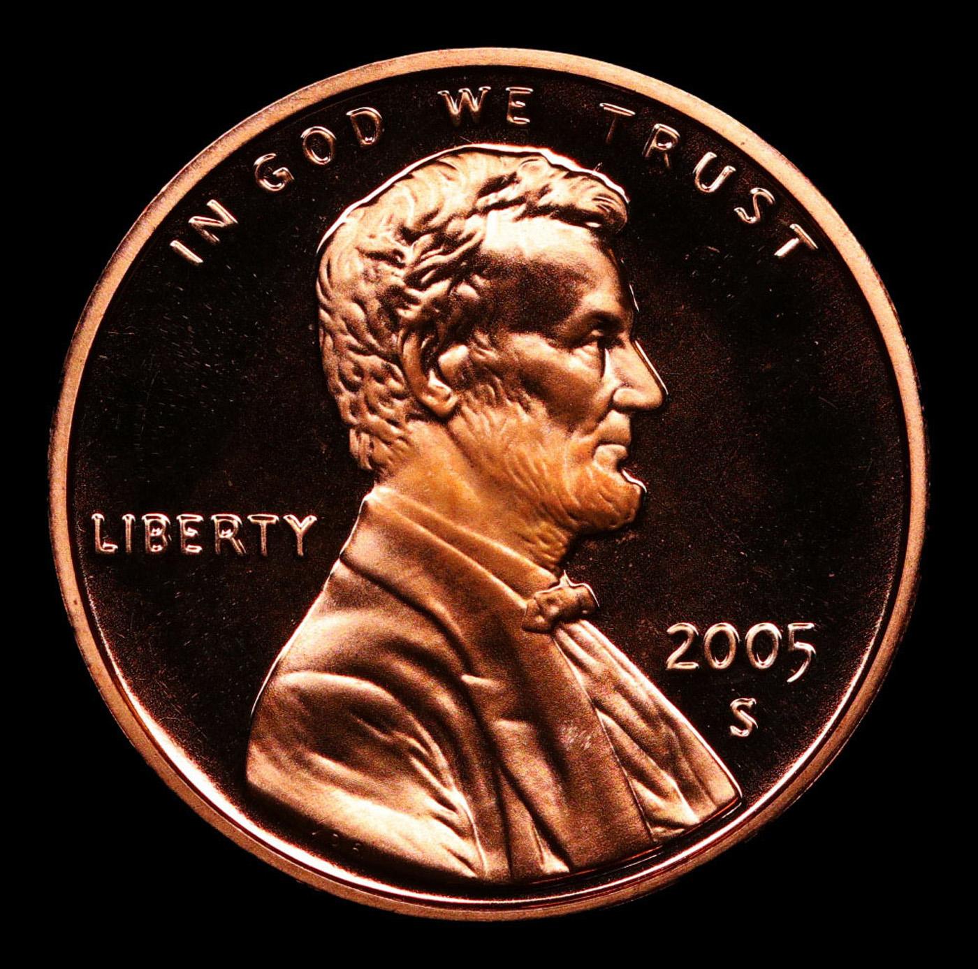 Proof 2005-s Lincoln Cent 1c Graded pr70 dcam BY SEGS