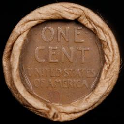 Lincoln Wheat Cent 1c Mixed Roll Orig Brandt McDonalds Wrapper, 1919-d end, Wheat other end