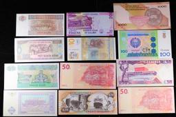 Lot of 25 Foreign Currency Notes - Variety of Countries, Years, Denominations!