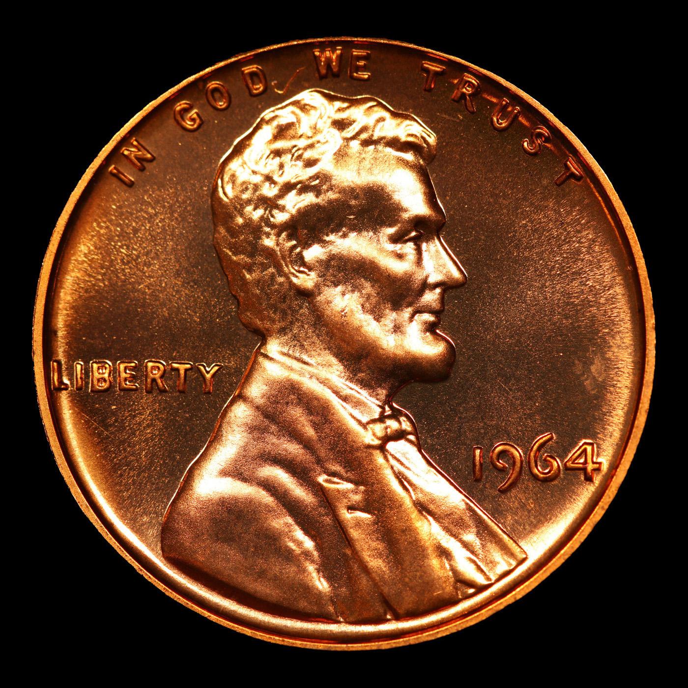 Proof 1964 Lincoln Cent TOP POP! 1c Graded pr69 rd cam BY SEGS