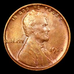 1922-d Lincoln Cent 1c Grades Select Unc RB