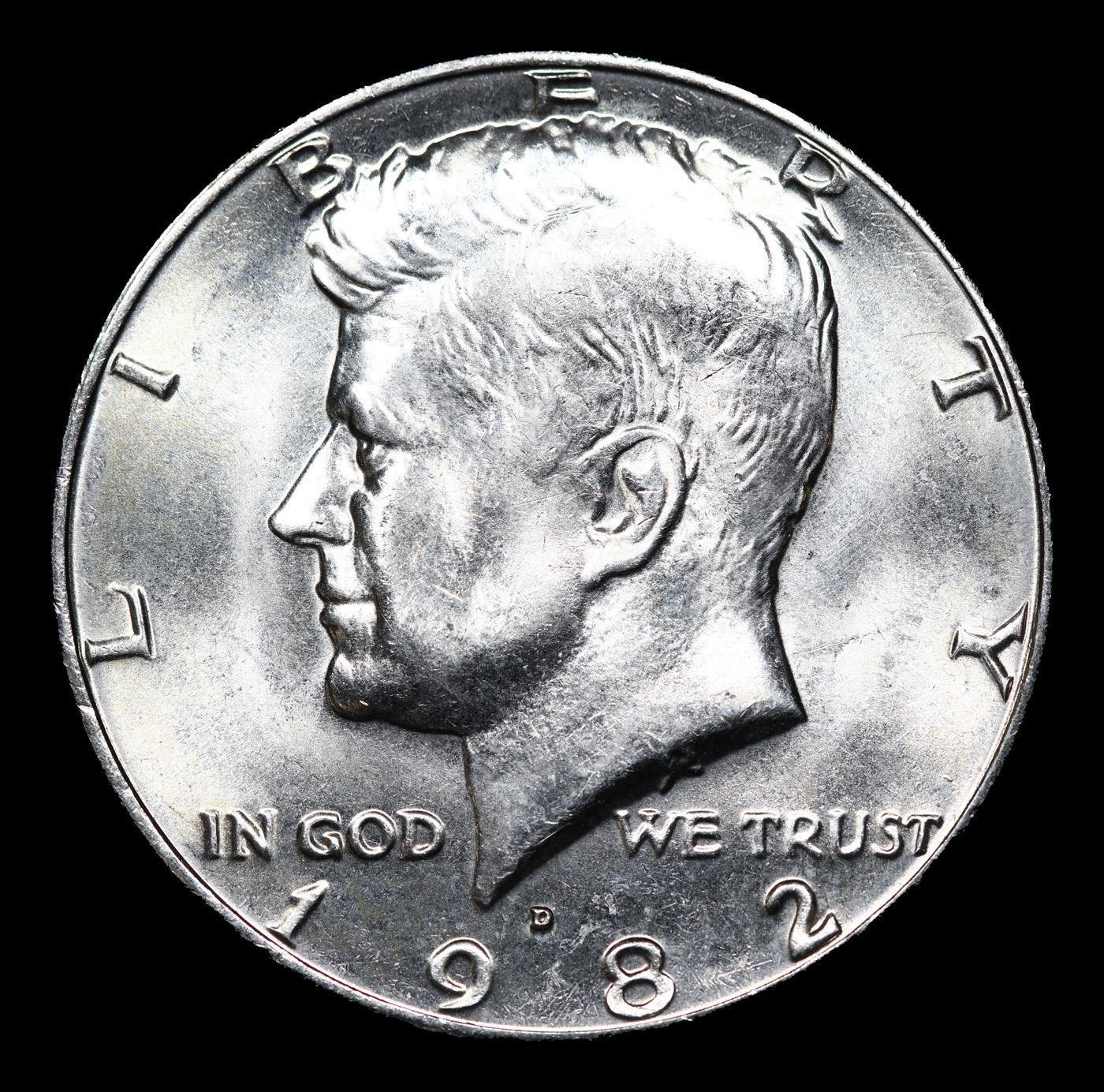 1982-d Kennedy Half Dollar 50c Grades GEM++ Unc