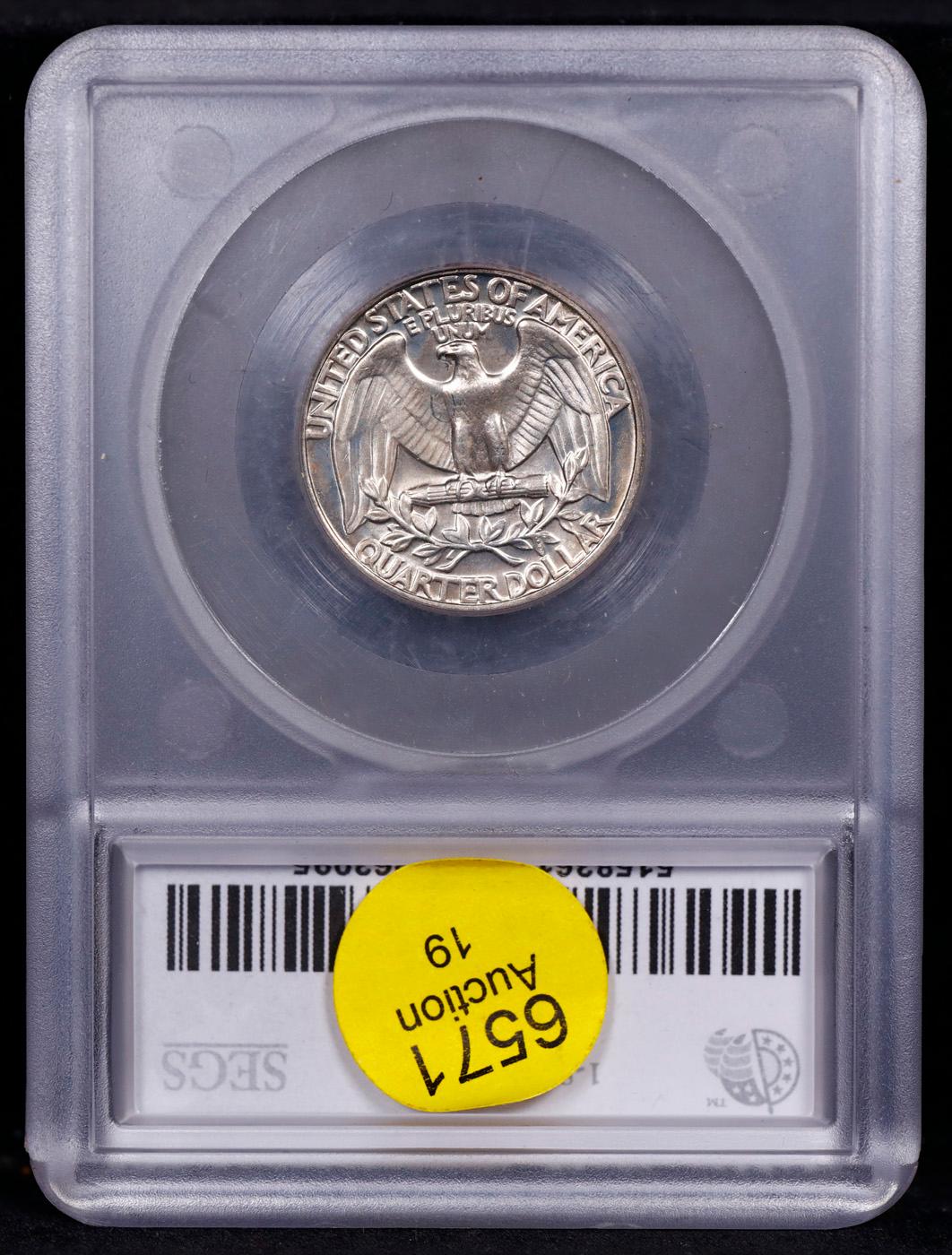 ***Auction Highlight*** 1970-d Washington Quarter Near Top Pop! 25c Graded ms68 BY SEGS (fc)