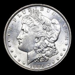 ***Auction Highlight*** 1901-p Morgan Dollar 1 Graded ms63+ BY SEGS (fc)