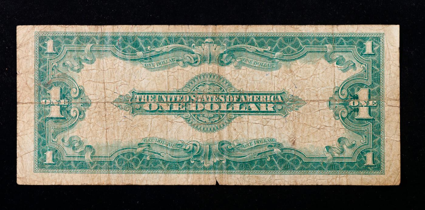 1923 $1 large size Blue Seal Silver Certificate Grades vf+ Signatures Speelman/White