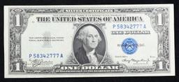 1935A $1 Blue Seal Silver Certificate Grades Gem CU