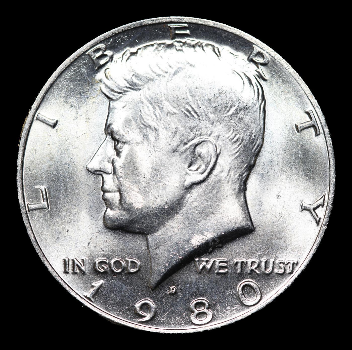 1980-d Kennedy Half Dollar 50c Grades GEM++ Unc